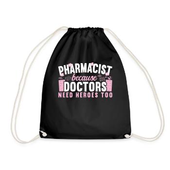 Technicien en pharmacie - Sac de sport léger - noir - Devant
