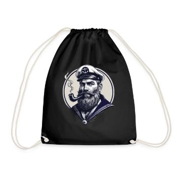 Capitaine Hambourg St Pauli Crâne de la ville hanséatique - Sac de sport léger - noir - Devant