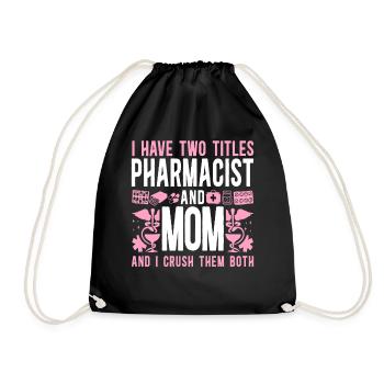 Technicien en pharmacie - Sac de sport léger - noir - Devant