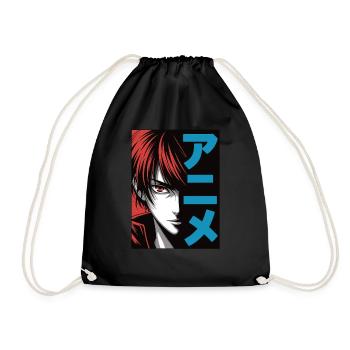 Anime eyes - Drawstring Bag - black - Front