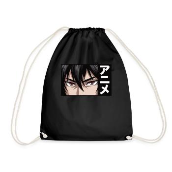 Anime eyes - Drawstring Bag - black - Front