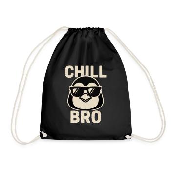 Chill Bro Pingouin - Sac de sport léger - noir - Devant