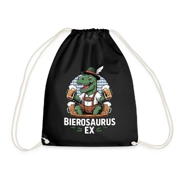 Bierosaurus Ex – Das letzte seiner Art - Turnbeutel - Schwarz - Vorne
