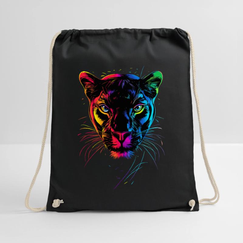 Panthère Léopard Grand Chat Mignon Gros Chat Panter Sac de sport léger