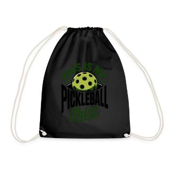 This Is My Pickleball Shirt - Turnbeutel - Schwarz - Vorne