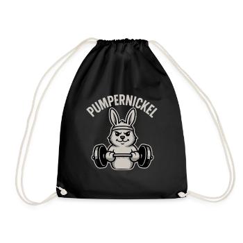 Pumpernickel - Turnbeutel - Schwarz - Vorne