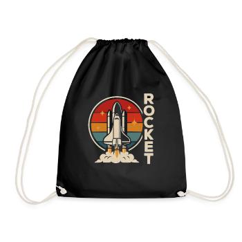 Raketen Rocket Fans - Drawstring Bag - black - Front