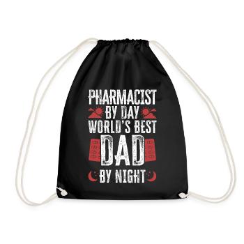 Technicien en pharmacie - Sac de sport léger - noir - Devant