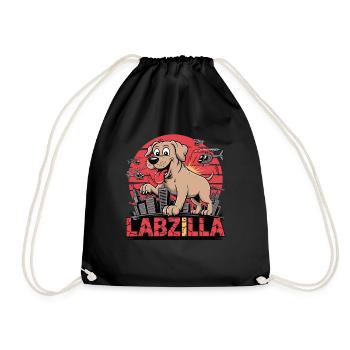 Labzilla – Le bon garçon dans les opérations des grandes villes - Sac de sport léger - noir - Devant