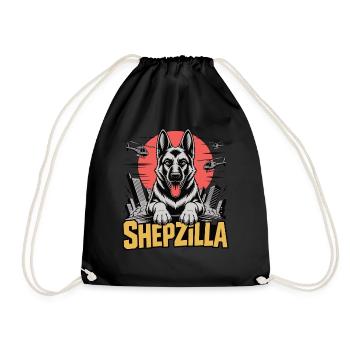 SHEPZILLA – L’empereur de la patte - Sac de sport léger - noir - Devant