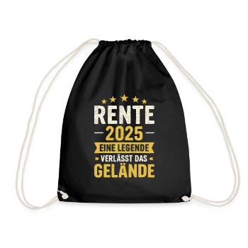 Rente 2025 - Légende - Sac de sport léger - noir - Devant