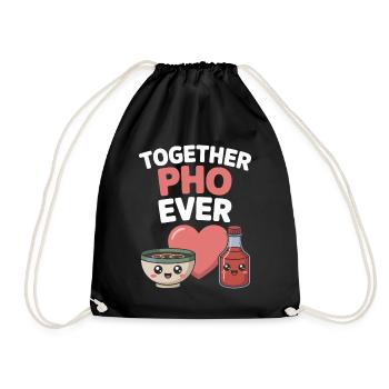 Together Pho Ever Vietnam Voyage Nouilles Soup Pho - Sac de sport léger - noir - Devant