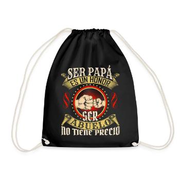 Ser Papá Es Un Héroe - Turnbeutel - Schwarz - Vorne