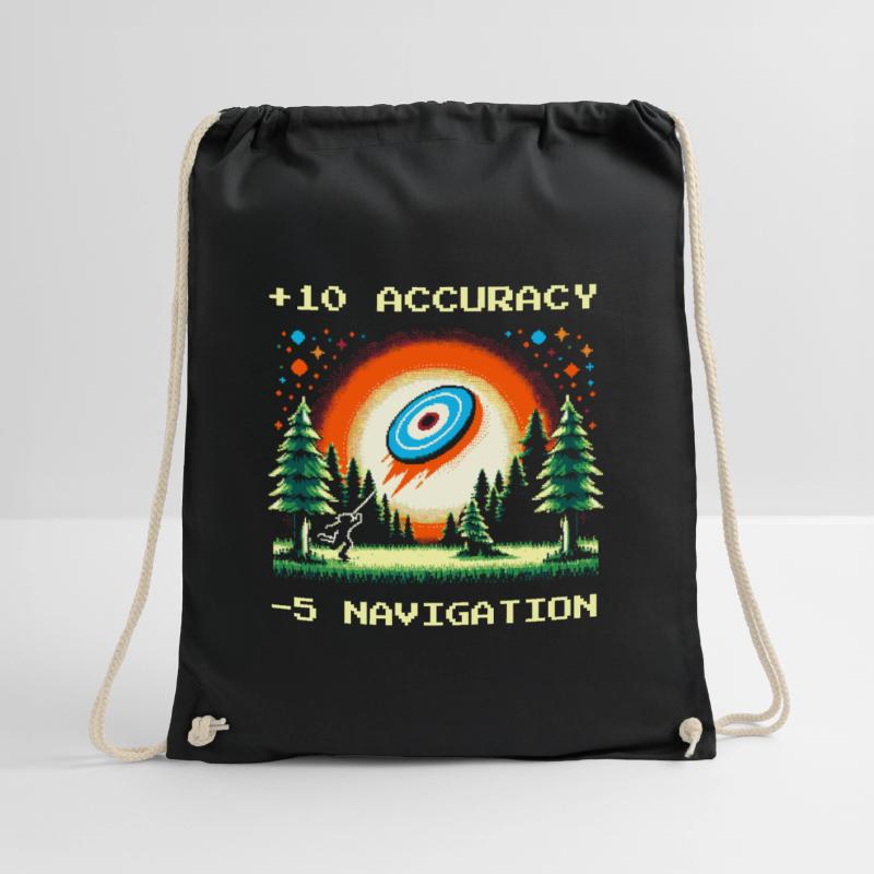 +10 Accuracy | Disc Golf Technique Flight Path Objectives Drawstring Bag