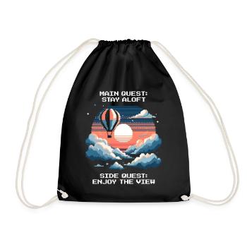Vol en montgolfière Sky Adventure Aviation Thermiques - Sac de sport léger - noir - Devant