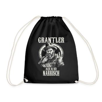 Grantler Dialectes bavarois Bavière - Sac de sport léger - noir - Devant