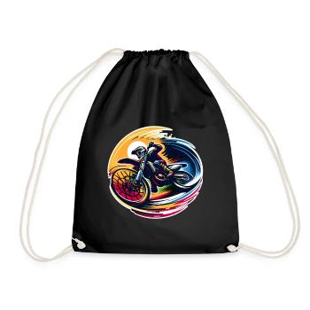 Motocross - Sac de sport léger - noir - Devant