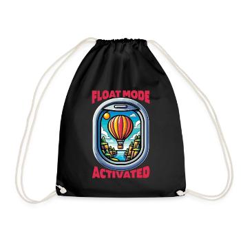 Hot Air Ballooning Float Mode Activated Aeronaut - Turnbeutel - Schwarz - Vorne