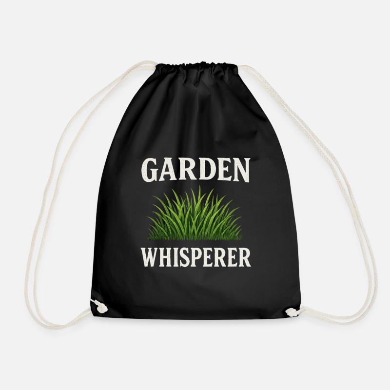 Der Gartenflüsterer – Lustiges Garten Design - Turnbeutel - Schwarz