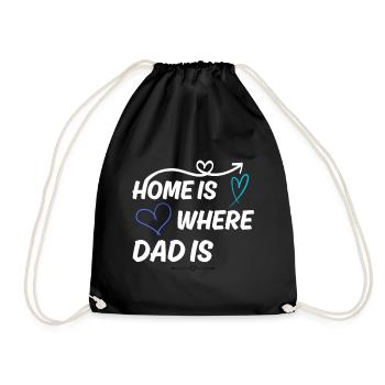 Papa Amour Fête des Pères Motif de la Fête des Pères - Sac de sport léger - noir - Devant
