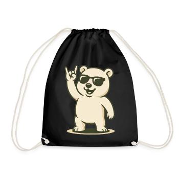 Rocker arctique - Sac de sport léger - noir - Devant