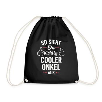 Voici à quoi ressemble un oncle vraiment cool - Sac de sport léger - noir - Devant
