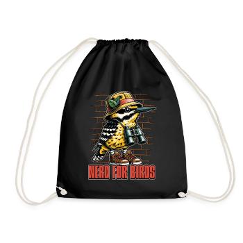 Ornithologie Nerd Pour Oiseaux Zoologiste Ornithologue - Sac de sport léger - noir - Devant