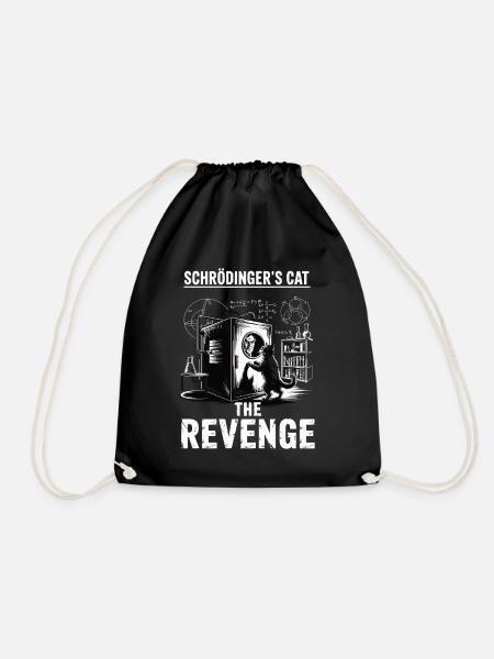 Schroedingers cat Revenge - Turnbeutel - Schwarz