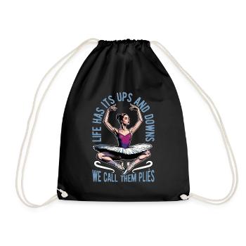 La vie de ballet a ses hauts et ses bas Danse Sport - Sac de sport léger - noir - Devant