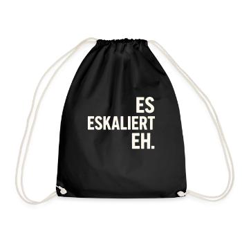 De toute façon, la situation s’intensifie – une chemise à slogan pour chaque occasion - Sac de sport léger - noir - Devant