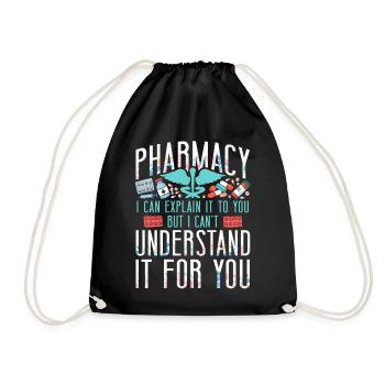 Pharmacy Tech Technician - Turnbeutel - Schwarz - Vorne