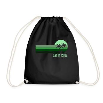 Santa Cruz Herren California Surf Kalifornien - Turnbeutel - Schwarz - Vorne