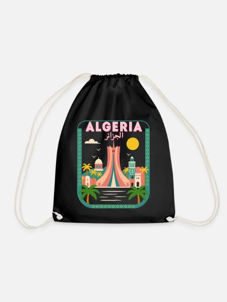 Algérie DZ Algeria - Sac de sport léger - noir
