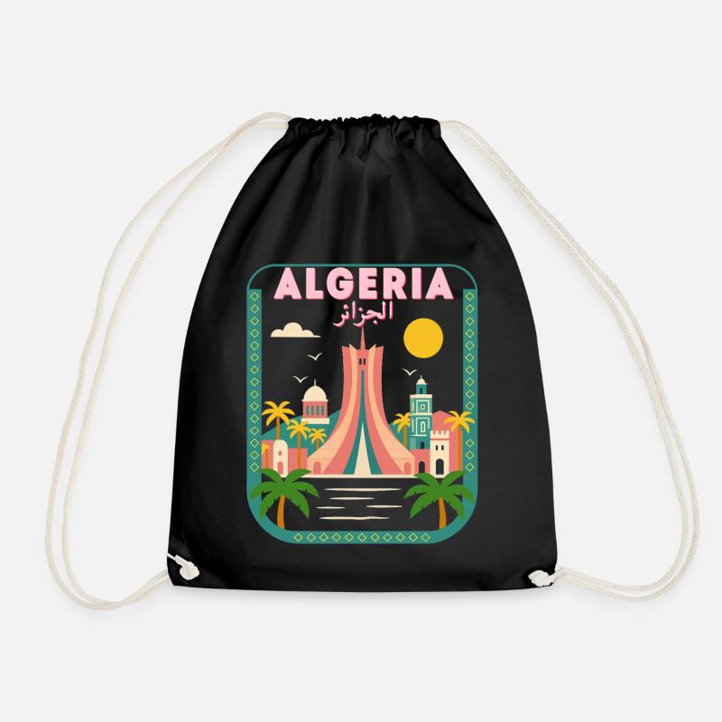 Algérie DZ Algeria - Sac de sport léger - noir