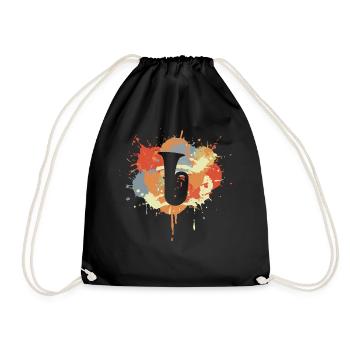 Croquis de tuba - Sac de sport léger - noir - Devant