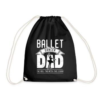 Danseur de ballet Papa L’idole L’amateur de danse - Sac de sport léger - noir - Devant