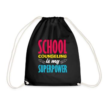 Le conseil scolaire est mon superpouvoir - Sac de sport léger - noir - Devant