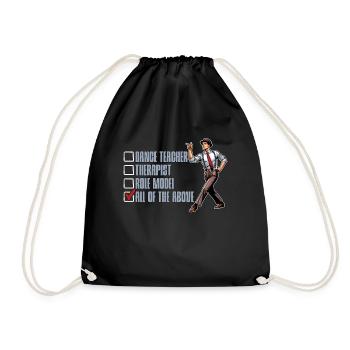 Professeur de danse Thérapeute Modèle Chorégraphe - Sac de sport léger - noir - Devant