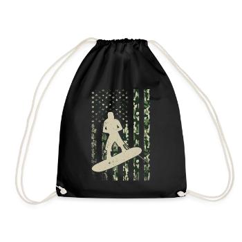 Wakeboard US Flag Wakeboard Wakesurf - Sac de sport léger - noir - Devant