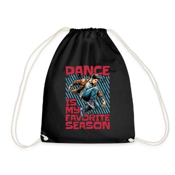 Professeur de danse La danse est ma saison préférée de danse - Sac de sport léger - noir - Devant