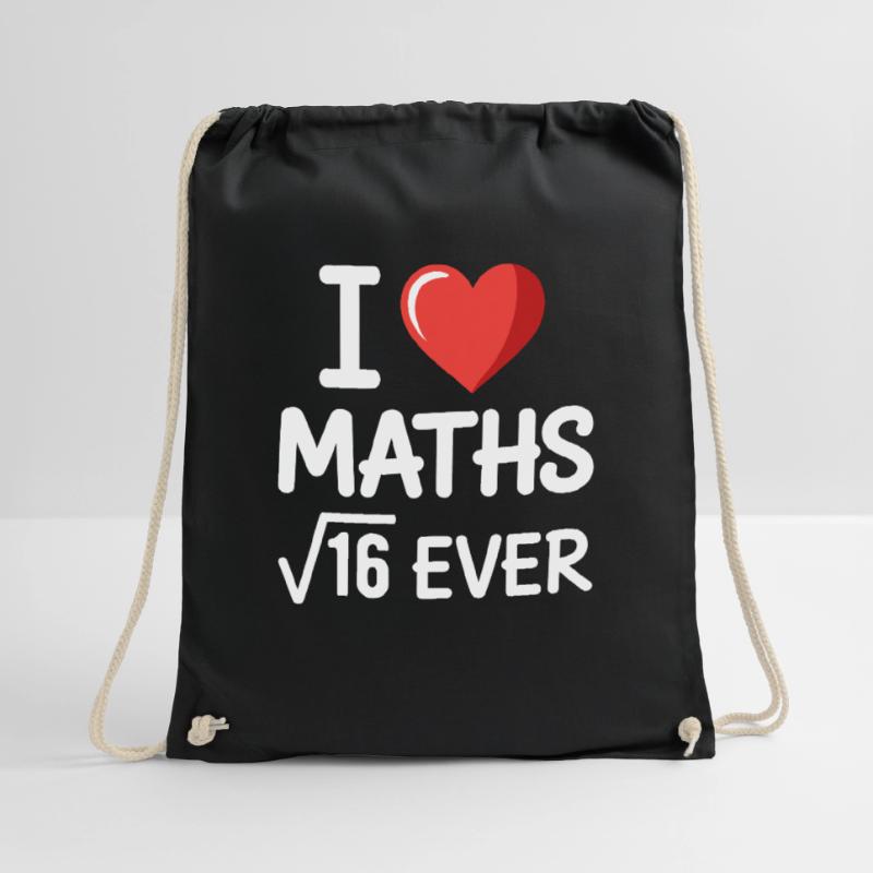 Math I Love Maths Math Nerd Math Teacher Drawstring Bag