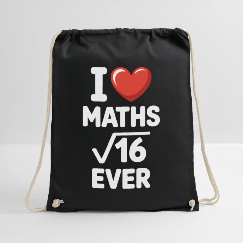 Math I Love Maths Math Nerd Math Teacher Drawstring Bag