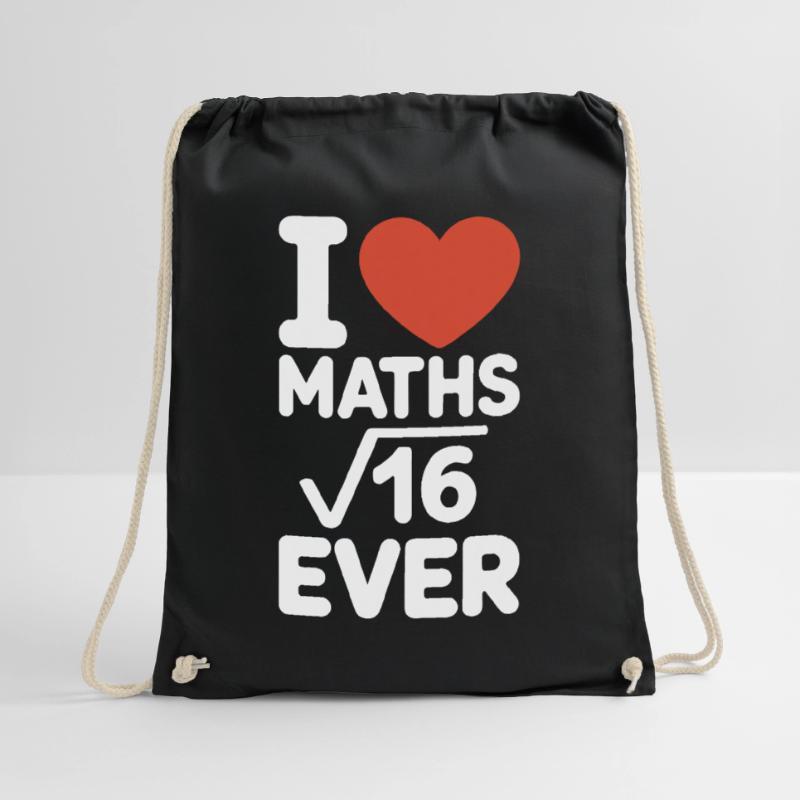 Math I Love Maths Math Nerd Math Teacher Drawstring Bag