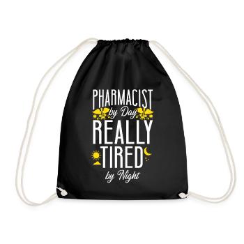 Technicien en pharmacie - Sac de sport léger - noir - Devant