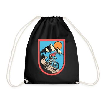 VTT Vélo Cyclisme - Sac de sport léger - noir - Devant