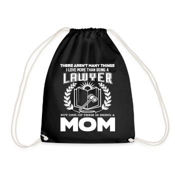 Lawyer Love Being A Lawyer - Drawstring Bag - black - Front