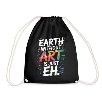 La terre sans art n’est que son professeur d’art - Sac de sport léger - noir - Devant
