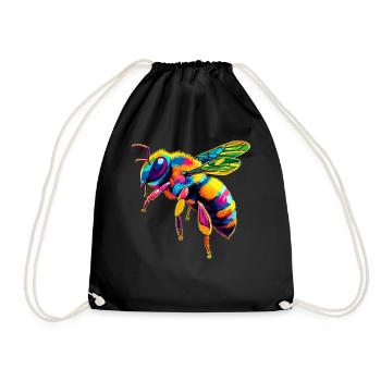 abeilles apiculteur miel apiculteur abeilles abeille mignonne - Sac de sport léger - noir - Devant