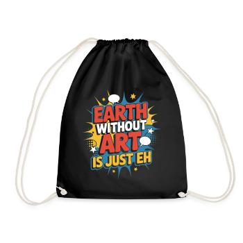 La terre sans art n’est que son professeur d’art - Sac de sport léger - noir - Devant