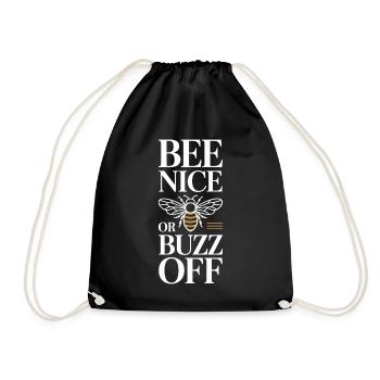 Abeille Apiculteur Abeille Nice Ou Buzz Off Apiculteur - Sac de sport léger - noir - Devant